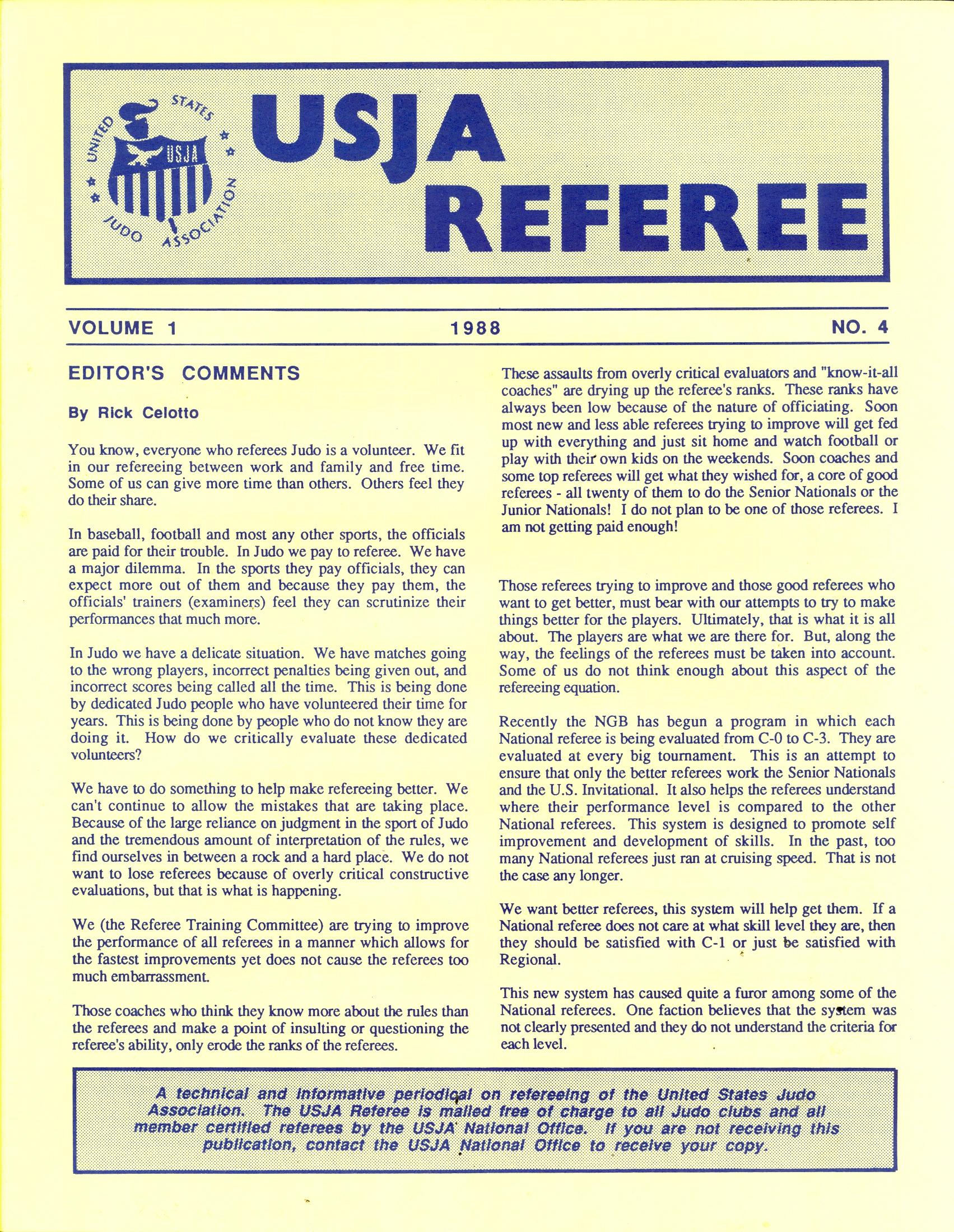 1988 USJA Referee